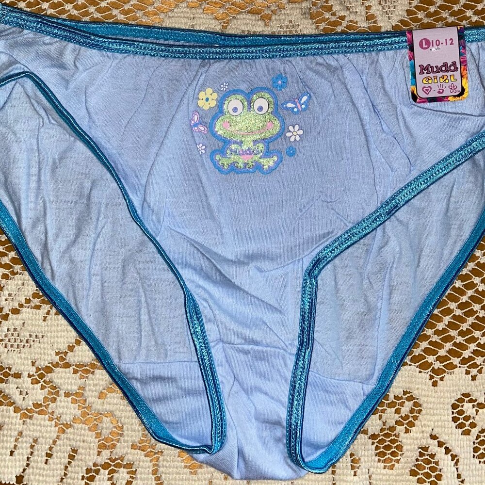 New Vintage Early 2000's Mudd Panties For Girls Size Large